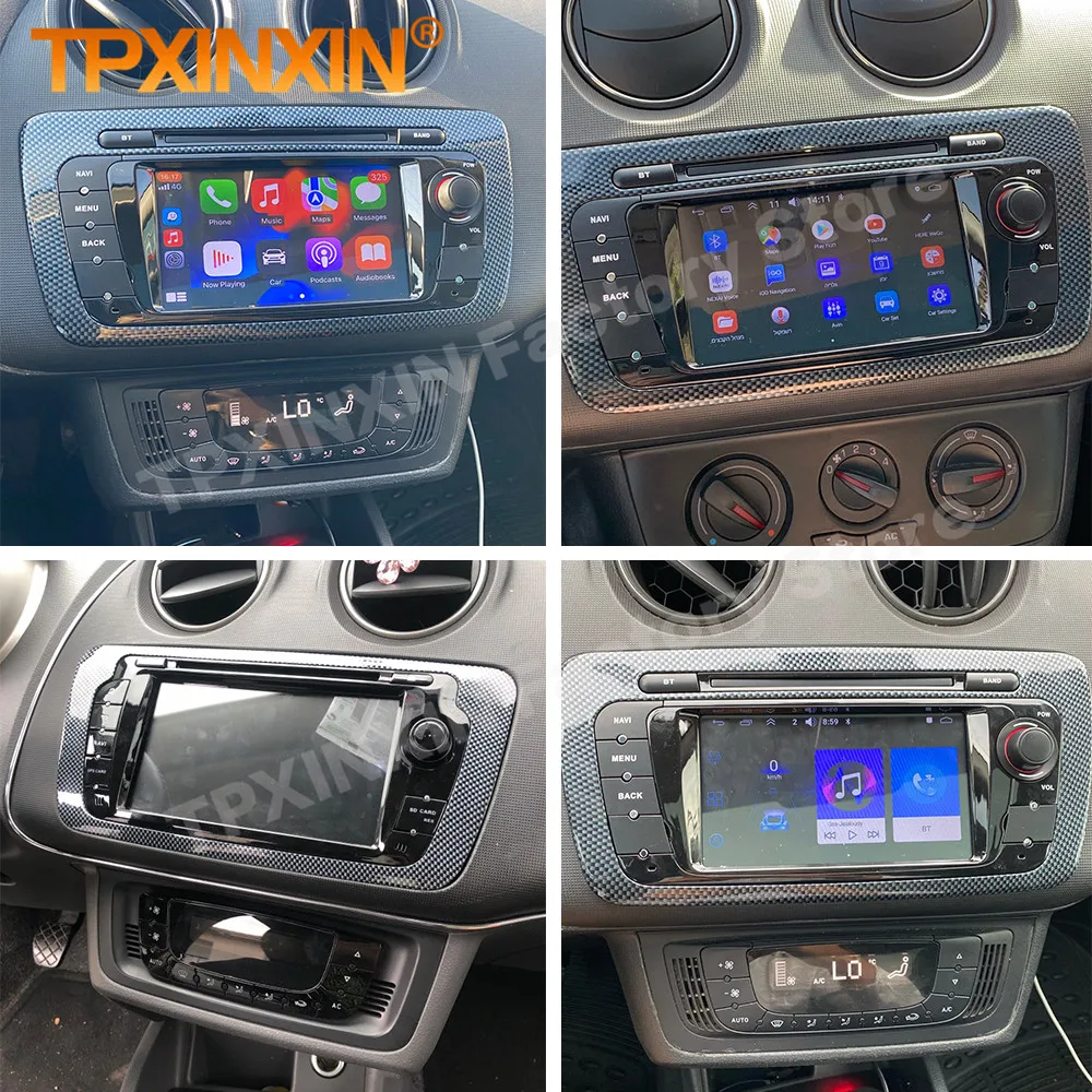 

Стереоприемник на Android 12 для Seat Ibiza 2009, 2010, 2011, 2012, 2013, GPS-навигация, аудио, автомагнитола, головное устройство