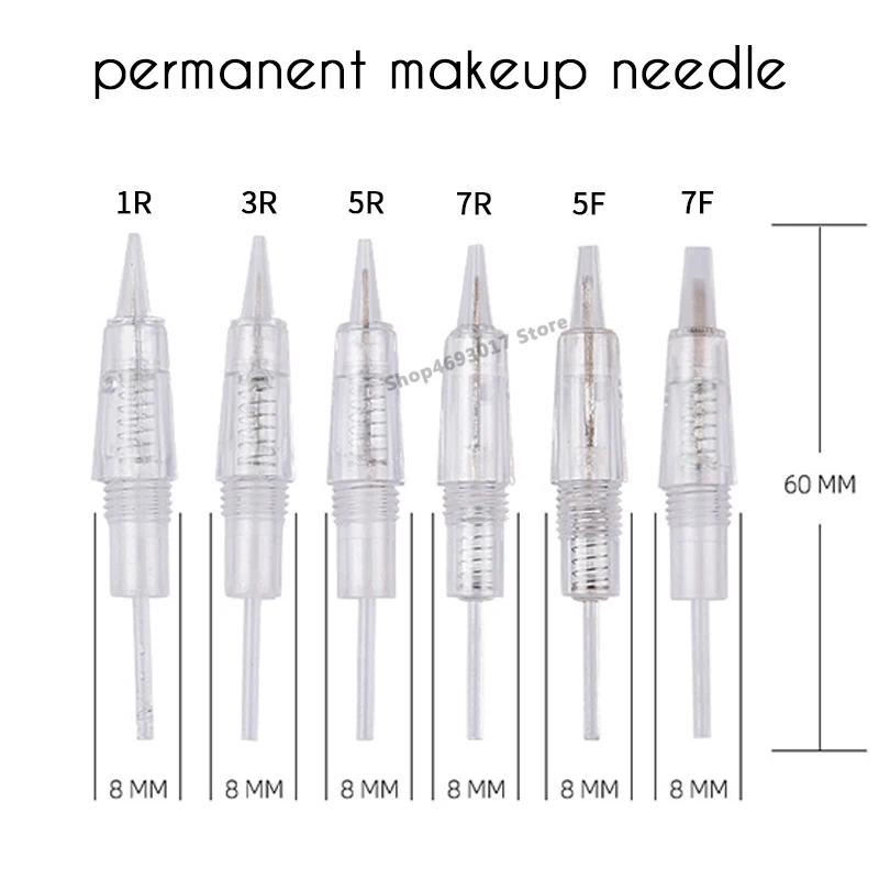 

5pcs Tattoo Needle Individual Packings 1P 1D 2P 3P 3FP 5P 5FP 7FP 7P for Premium Charmant Permanent Tattoo Machine