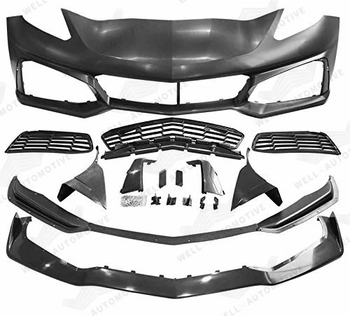 Высококачественный обновленный комплект боди ZR1 передний бампер для Chevrolet Corvette C7