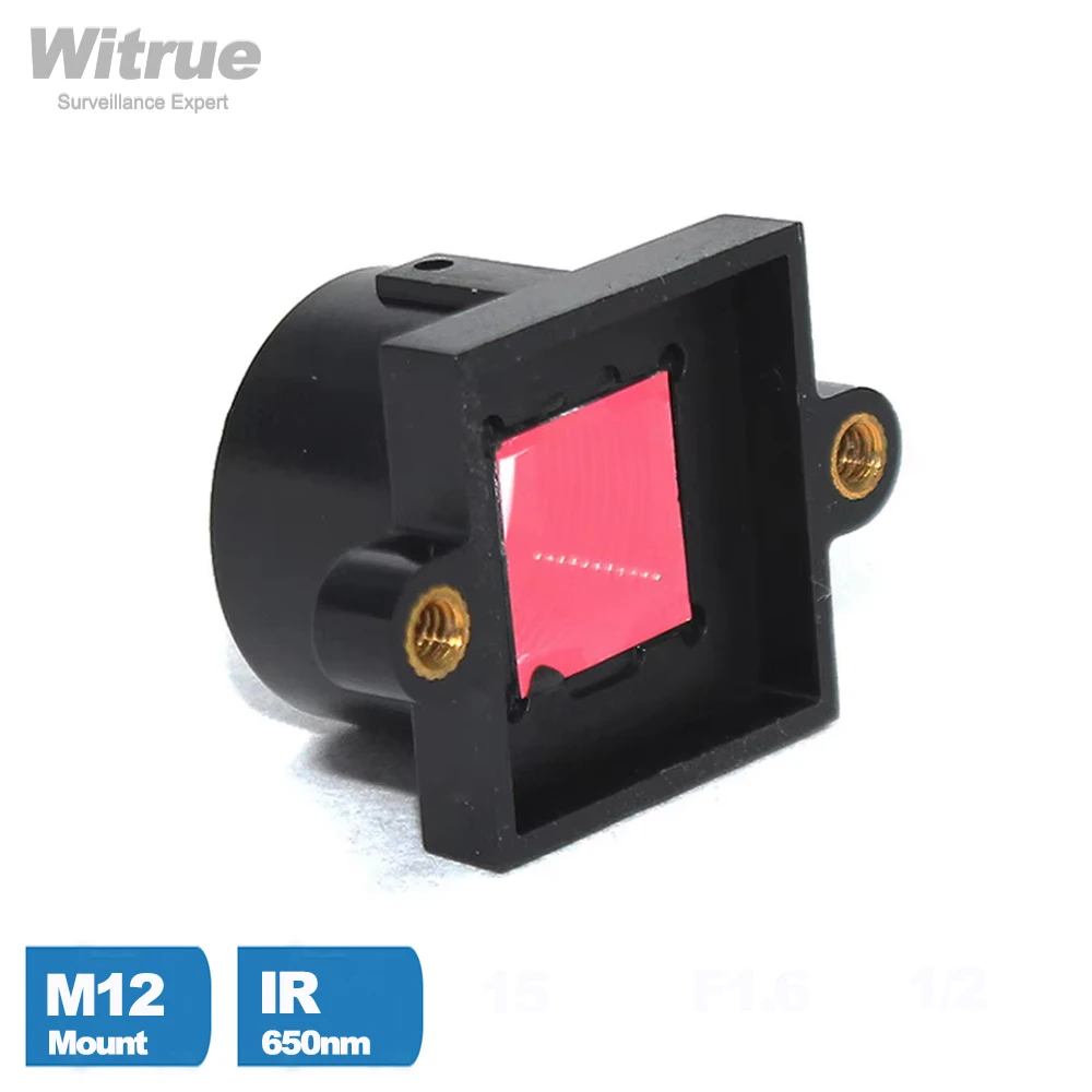 Держатель для крепления объектива M12 ПК + 30% GF с поддержкой ИК-фильтра 650 нм, расстояние между отверстиями 20 мм для модуля печатной платы или камеры видеонаблюдения