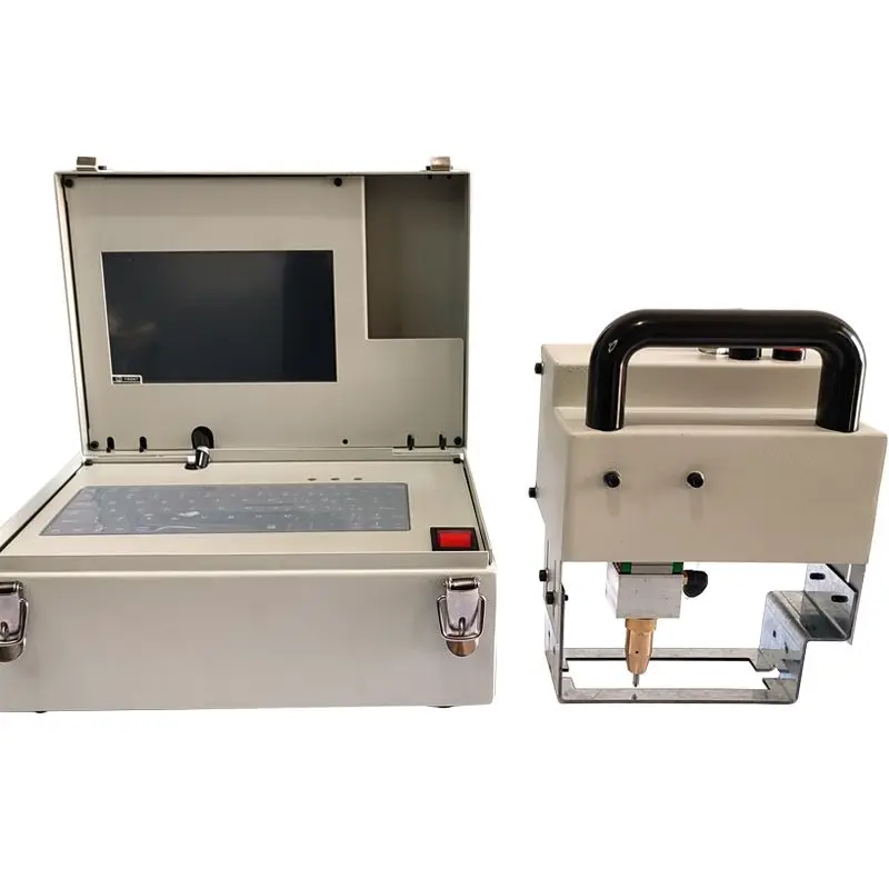 

120 * 40mm portable car chassis, pneumatic vin digital dot marking machine, pneumatic metal handheld marking machine
