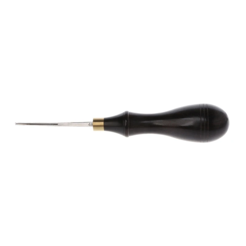 

Leather Edge Creaser Steel Blade Ebony Blackwood Shallow Groove Craft Mark Tool