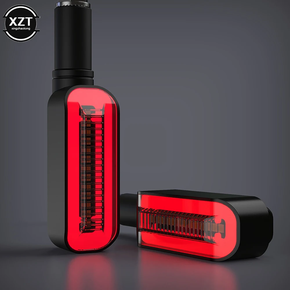 

2 шт. новые универсальные мотоциклетные 12 В дневные ходовые огни предупреждающие огни воды светодиодные указатели поворота аксессуары для мотоциклов