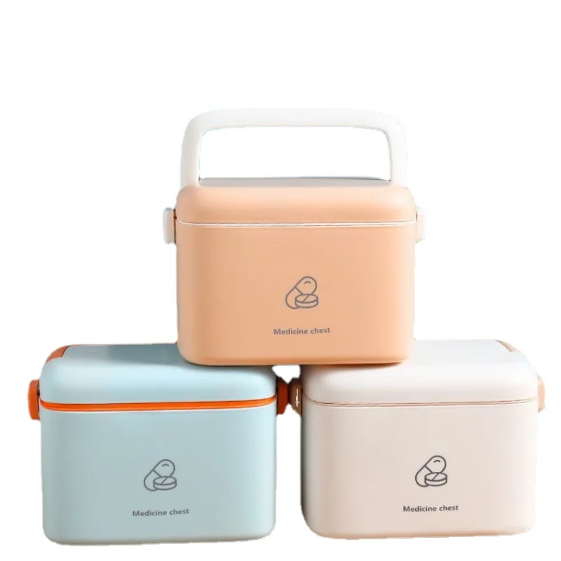 

Household Medicine Storage Box, Compartmental Design, Quick To Find Medicine, Portable Medicine Box, Emergency Medical Box