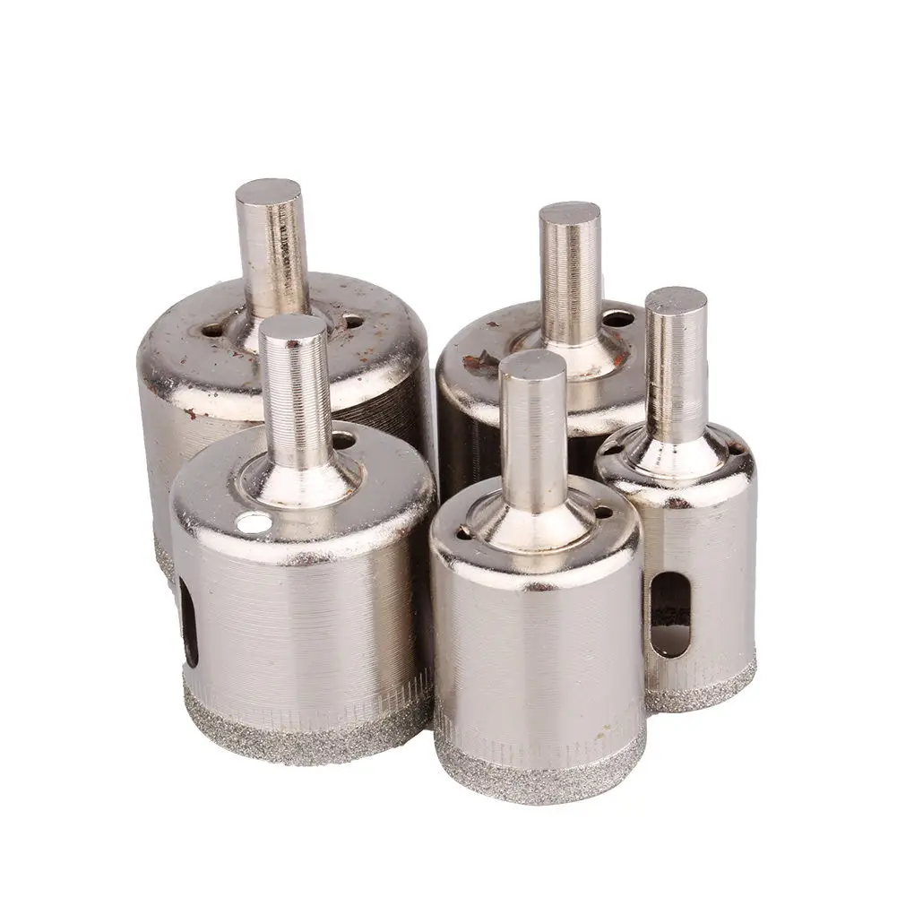 

5pcs Diamond Tile Hole Saw Drill Bit Bits Set Granite Cutting