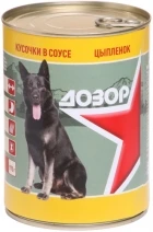 6 шт. Дозор кон.для собак кусочки в соусе Цыплёнок 970г |
