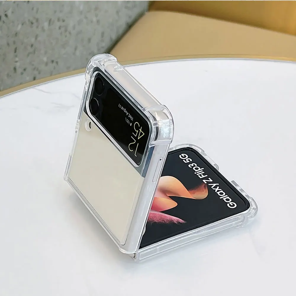 Роскошный чехол Dragon -Ball для Samsung Galaxy Z Flip 4 3 5G Funda 5 прозрачный жесткий ударопрочный