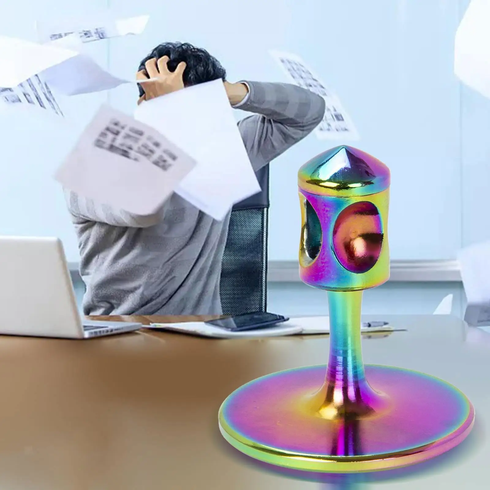 

Precision Gyroscope Desktop Balance Training Toy Kill Time Toys Balance Toy Stress Relief Anti Gravity Gyroscope For Adults R3N8