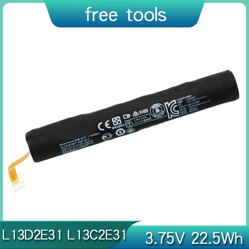 НОВЫЙ L13D2E31 L13C2E31 3 75 В 22 5 Втч аккумулятор для ноутбука Lenovo Yoga Tablet 8 Pad B6000 B6000-H B6000-F 60044