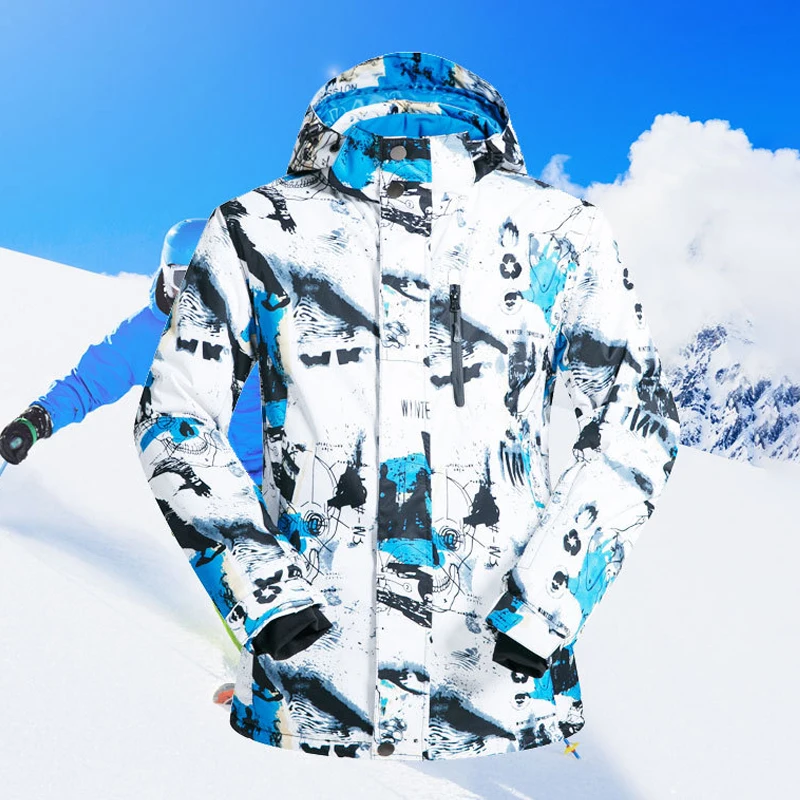 Mountain Sport Men Snow Jacket Winter Waterproof Man Ski Coats Warm Snowboard Male Outerwear Windproof Cycling Tracksuit Clothes