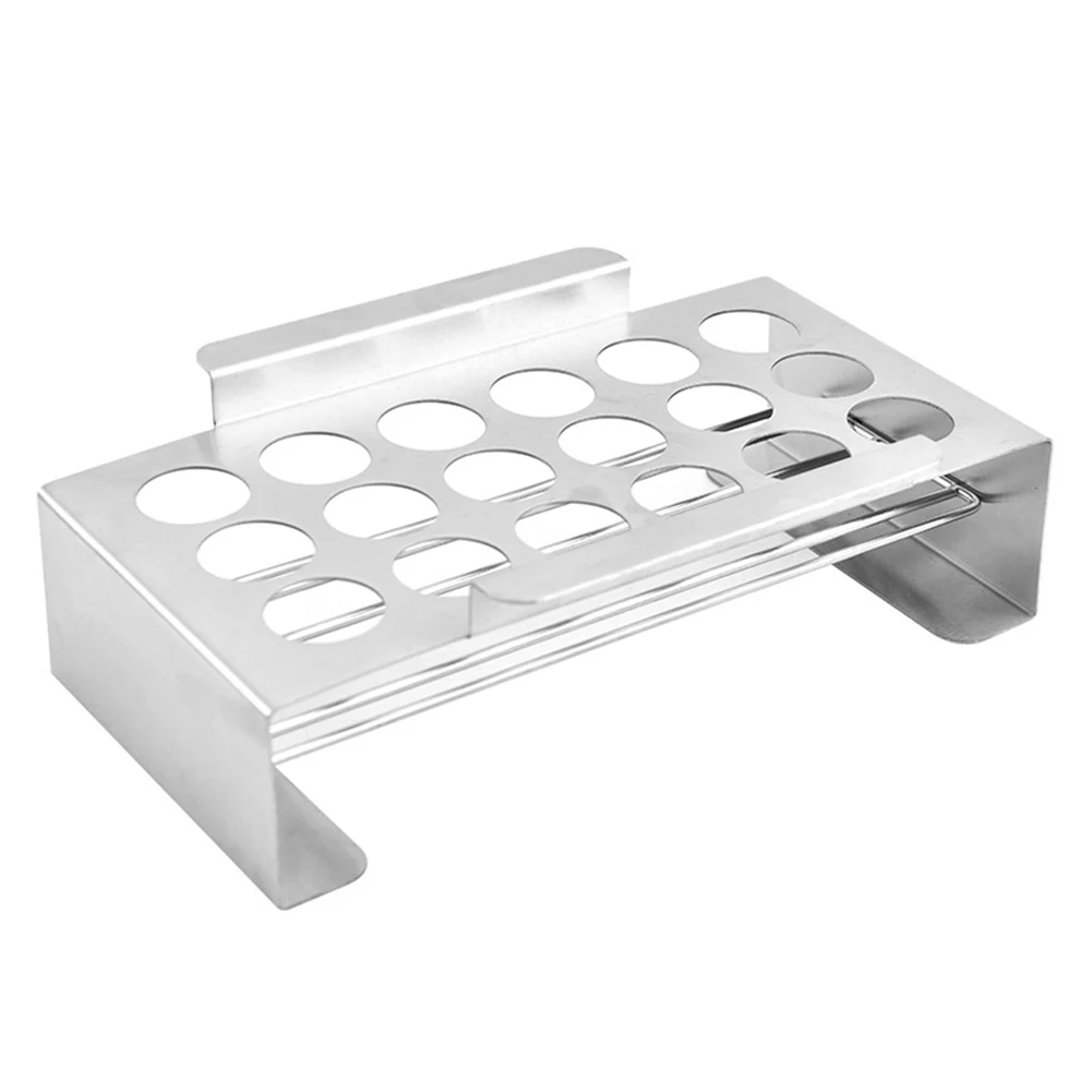 

Large Capacity Stainless Steel Chili Pepper Roaster Grill Rack 18 Pepper Capacity Control Smoke BBQ Time Saver