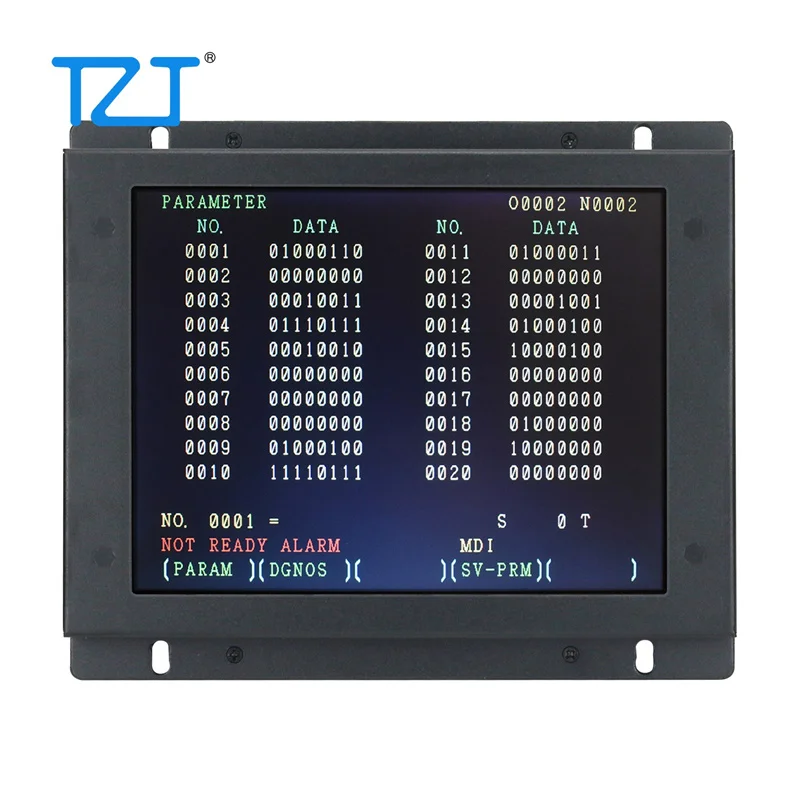 TZT A61L-0001-0093 D9MM-11A 9 Inch LCD Monitor Replacement for FANUC CNC System CRT