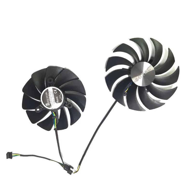 Новый вентилятор охлаждения для графического процессора ZOTAC GeForce RTX 100 88 мм 42 3070 40 4