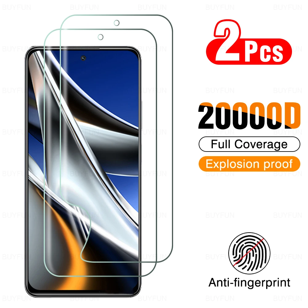 

2Pcs Full Curved Hydrogel Film For Xiaomi Poco F4 GT M4 X4 Pro 5G 4G NFC Screen Protector Pocco M3 X3 F3 F1 Soft Films Not Glass