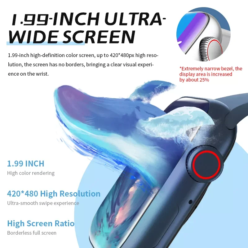 

HW7 MAX Smartwatch Digital Smart Watch Men With NFC Bluetooth Call pk X7 RS4 Plus IWO 14 W46 for xiaomi IOS phone