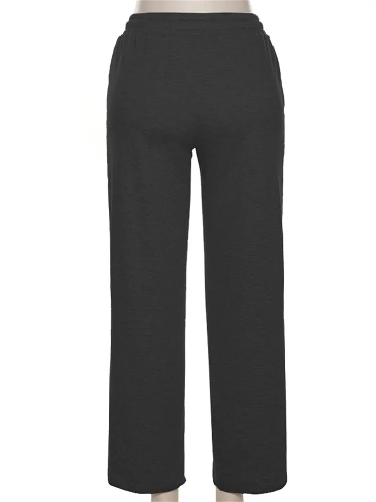 Рисунок 4 - Винтажные черные спортивные брюки QWEEK Y2K для женщин