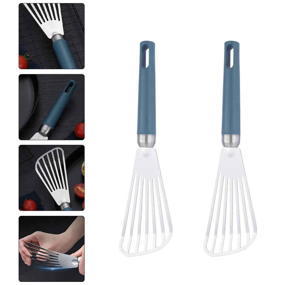 

Spatula Kitchen Turner Slotted Frying Grilling Resistant Steel Heat Baking Pizza Flipping Icing Spatulas Stainless Gadget Metal