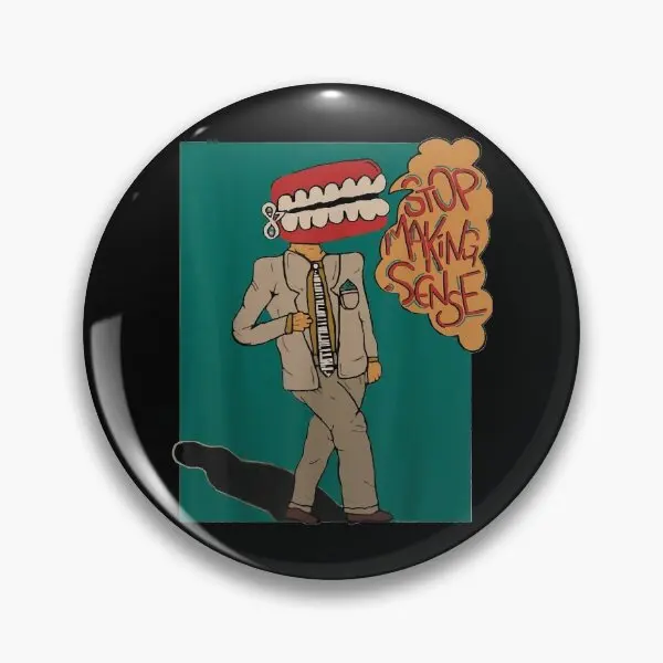 

Классическая мягкая Металлическая Заколка-булавка с надписью «Stop Making Sense»