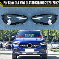 car headlight glass cover head light lens caps headlamp covers styling for mercedes benz gla x157 gla180 gla200 2020 2021 2022