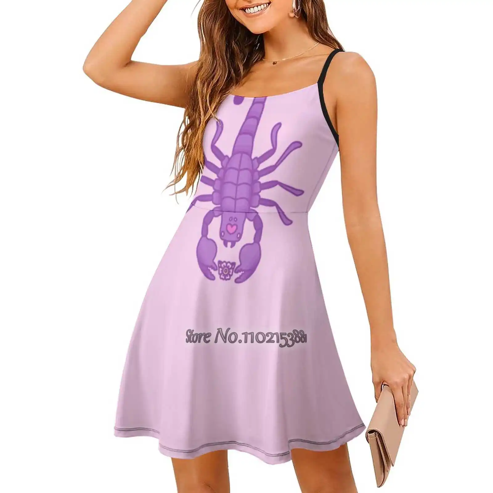 Женское платье с V-образным вырезом коротким рукавом и принтом