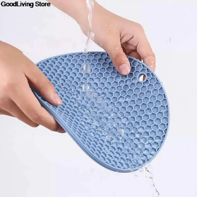 Многофункциональный Круглый термостойкий силиконовый коврик подставки для