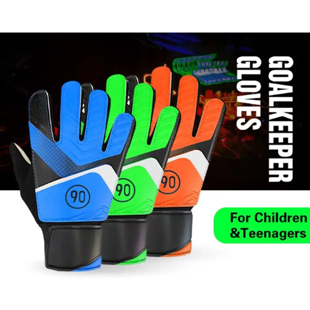 

Дышащие латексные детские футбольные перчатки вратаря для детей противоударные перчатки вратаря для мальчиков и девочек