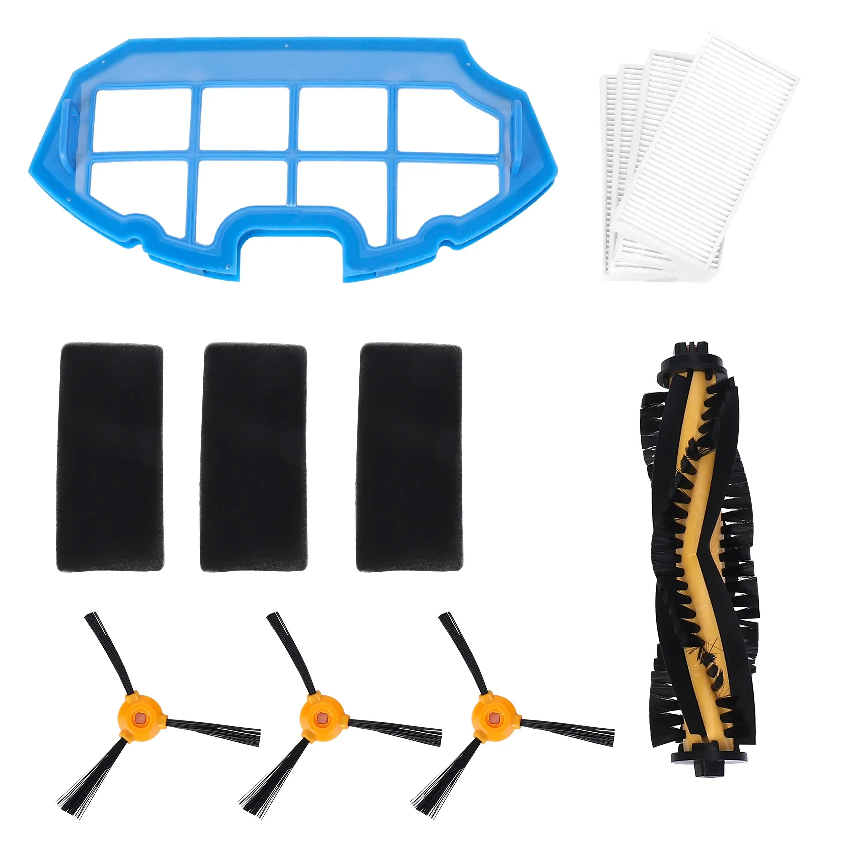 

Фильтр НЕРА, боковая щетка, основной фильтр Для Ecovacs Deebot N79S N79 Eufy RoboVac 11 11C, CONGA EXCELLENCE 990, крышка для щетки