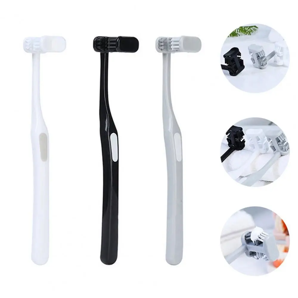 

New 6 Side Bamboo Charcoal Toothbrush Pro Safety Teeth Brush Oral Health Cleaner Toothbrush Oral Care Brush