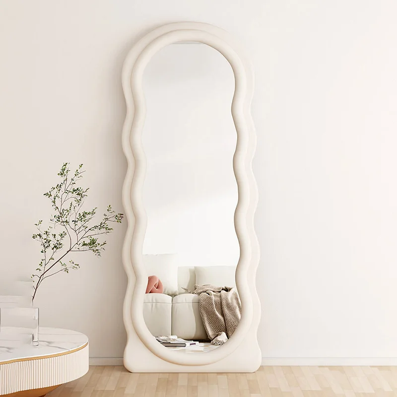 

Nordic Full Body Mirror Aesthetic Room Decor Girls Large Standing Magnifying Mirror Interior Long Espelho Home Furniture GPF35XP