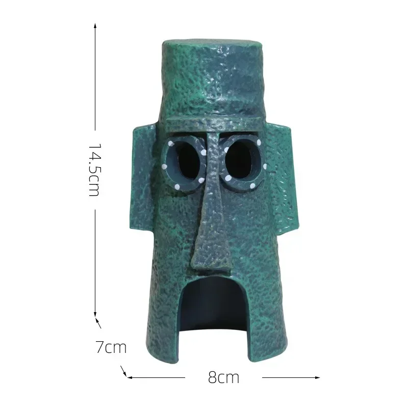 Fish tank landscaping pineapple house octopus boy crab castle fish and shrimp shelter aquarium decoration