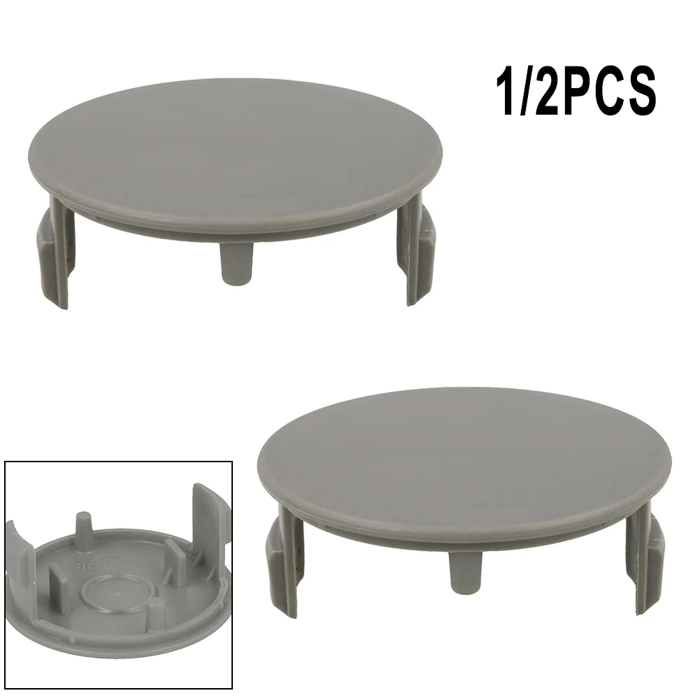 

1/2pcs Grass Cutter Trimmer Spool Cap ABS Grey Cover For Bosch AFS 23-37 Strimmer Cordless Auto-feed Trimmer Gardening Accessory