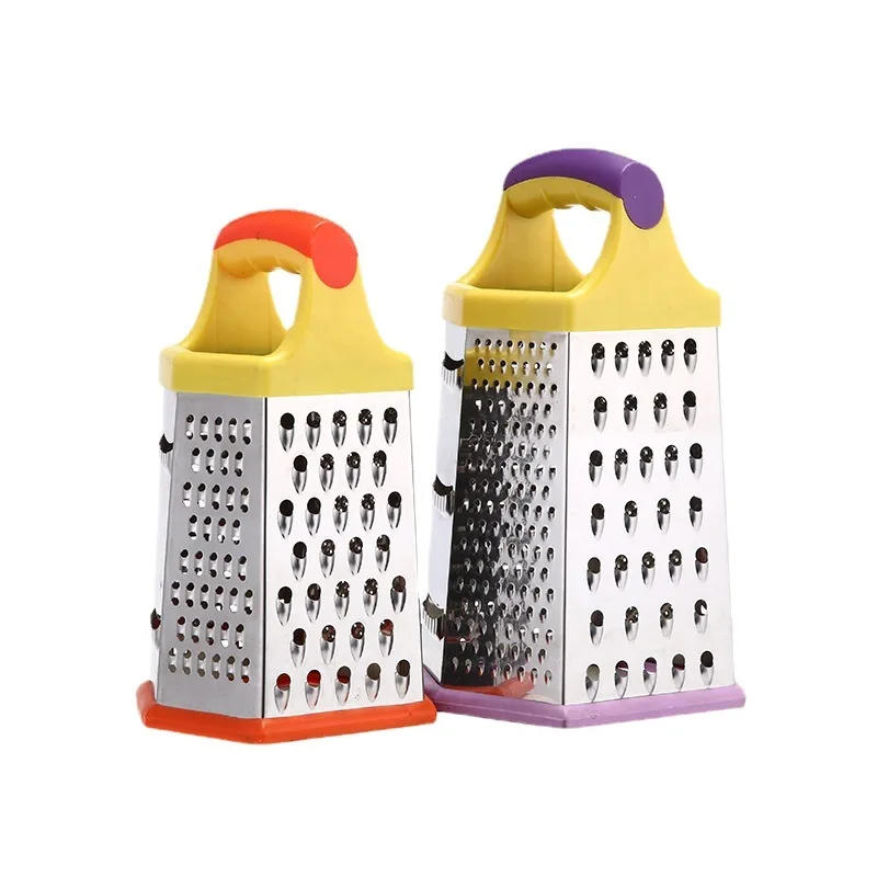 

Cheese Melon Cucumber Vegetables Box Grater Multifunctional Stainless Steel 4/6 Sided Fruit Carrot Ginger Slicer Cheese Grater
