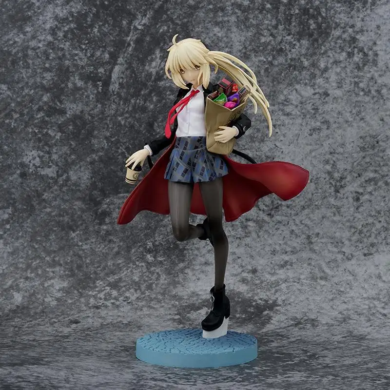 

Аниме Fate Stay Night Saber Altria Pendragon Heroic Spirit дорожный наряд Ver. Экшн-фигурка из ПВХ Коллекционная модель игрушки кукла