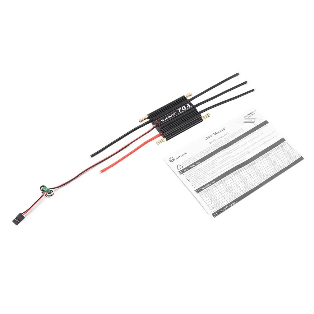 Бесщеточный Регулятор скорости ESC Flycolor 50A 70A 90A 120A 150A, поддержка 2-6S Lipo BEC 5,5 В/5A для радиоуправляемой лодки F21267/71
Бесщеточный Регулятор скорости ESC Flycolor 50A 70A 90A 120A 150A, поддержка 2-6S Lipo BEC 5,5 В/5A для радиоуправляемой лодки F21267/71