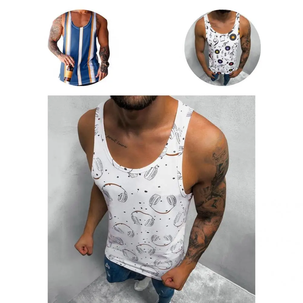 

Great Summer Tank Top Lightweight All Match Men Top Casual Summer Tank Top