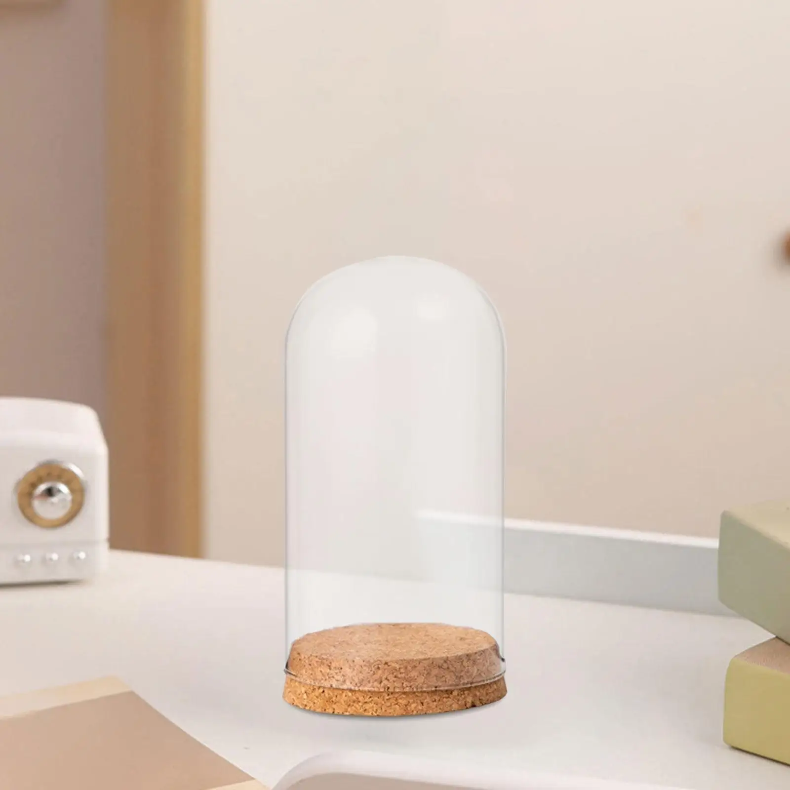 Cloche Bell Jar Дисплей Купол Чехол DIY Контейнер Орнамент Крышка для