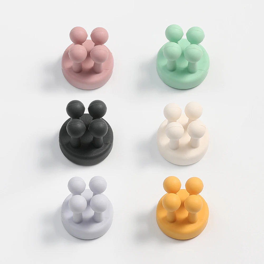 

Creative Silicone Hook Cute Seamless Self-Adhesive Bedroom Door Hangers Punch-Free Hooks Key Umbrella Towel Rack Wall Decoration