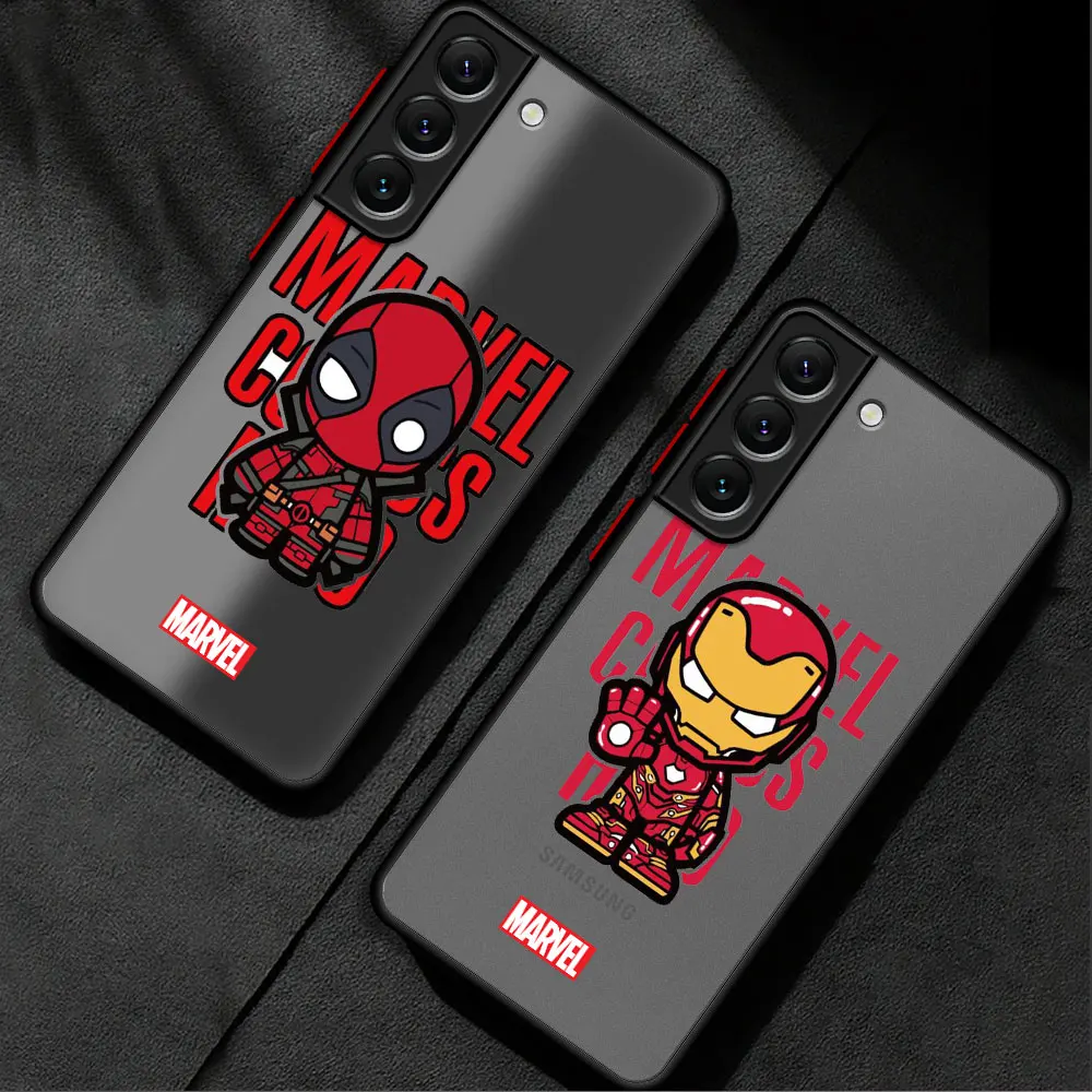 

Чехол для телефона Samsung Galaxy S23 S20 Note 10 S21 Note 20 Ultra 10 Plus 8 9 S22 противоударный Marvel Мстители Spierman