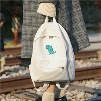 small pure and fresh and original sufeng printed canvas bag female students han edition of the new large capacity backpack