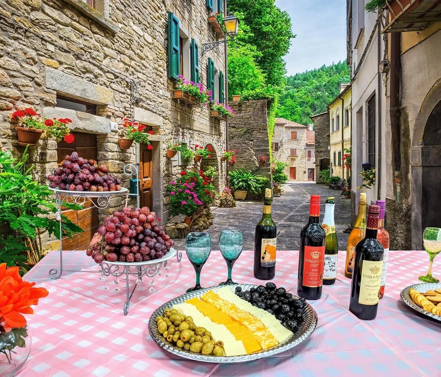 Итальянский архитектурный фон для фотосъемки