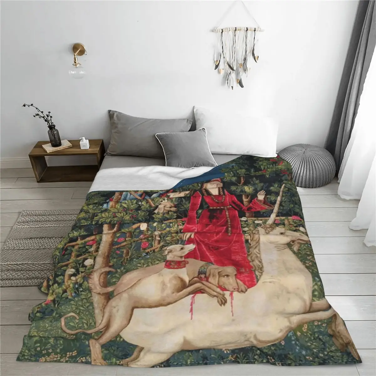 Одеяло Фланелевое ультра-мягкое для путешествий на открытом воздухе | Дом и сад