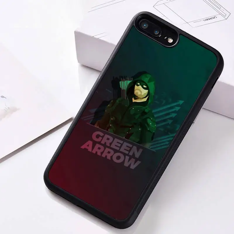 

Green Arrow Oliver Queen Phone Case Rubber For iphone 12 11 Pro Max Mini XS Max 8 7 6 6S Plus X 5S SE 2020 XR cover