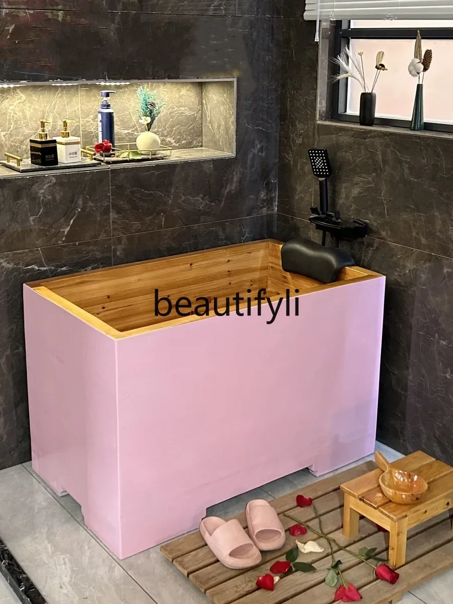 Деревянная ванна для замачивания деревянное ведро глубокая бытовая сидячая