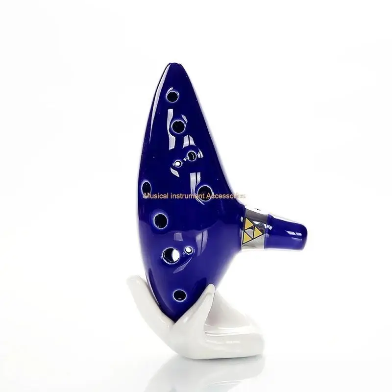 

12 Hole Ocarina Ceramic Alto C Legend of Ocarina Flute Music Instrument entry level Free shipping