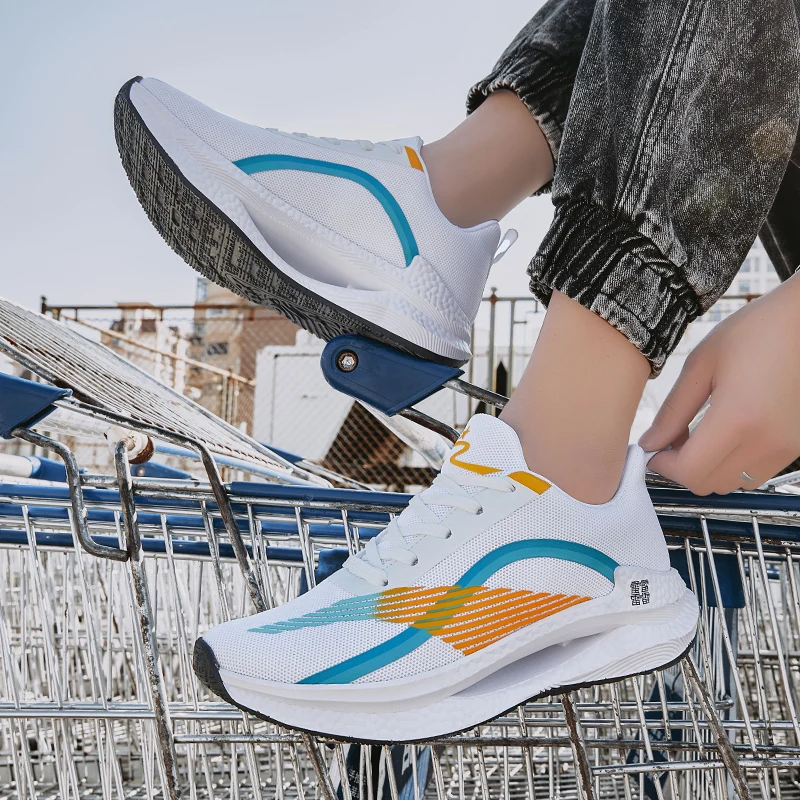 NEW 36-45 Anti-Slip Breathable Men's Casual Sneakers Adult Teenagers Outdoor Running Shoes Walking Shoes School Sports Shoes