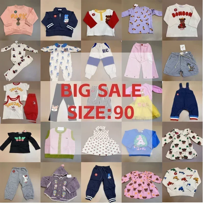 BIG SLAE SIZE 90 FOR Boys and Girls Baby Sleeve T-Shirts Shorts Set Summer New