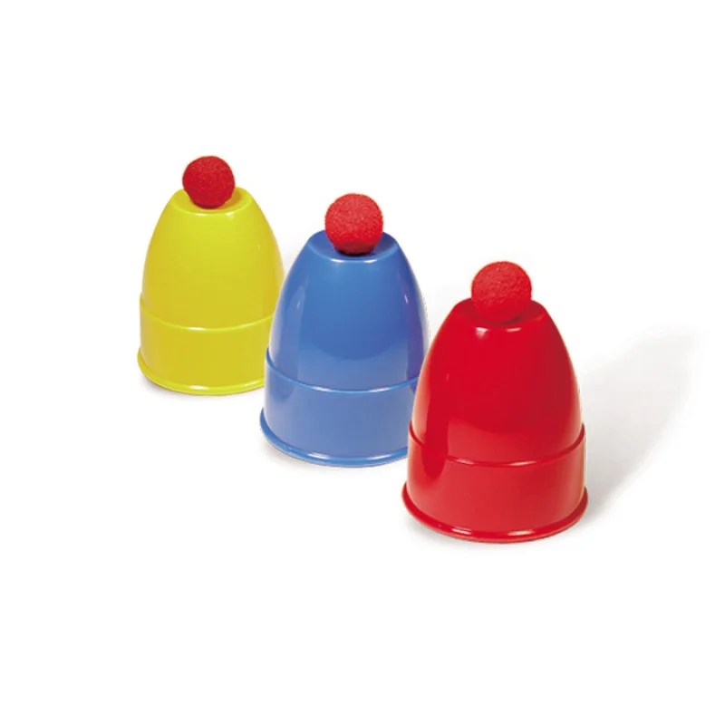 

1 набор роскошных волшебных тройных чашек и шариков, волшебные фокусы, магические реквизиты для съемки крупным планом, волшебные детские игрушки