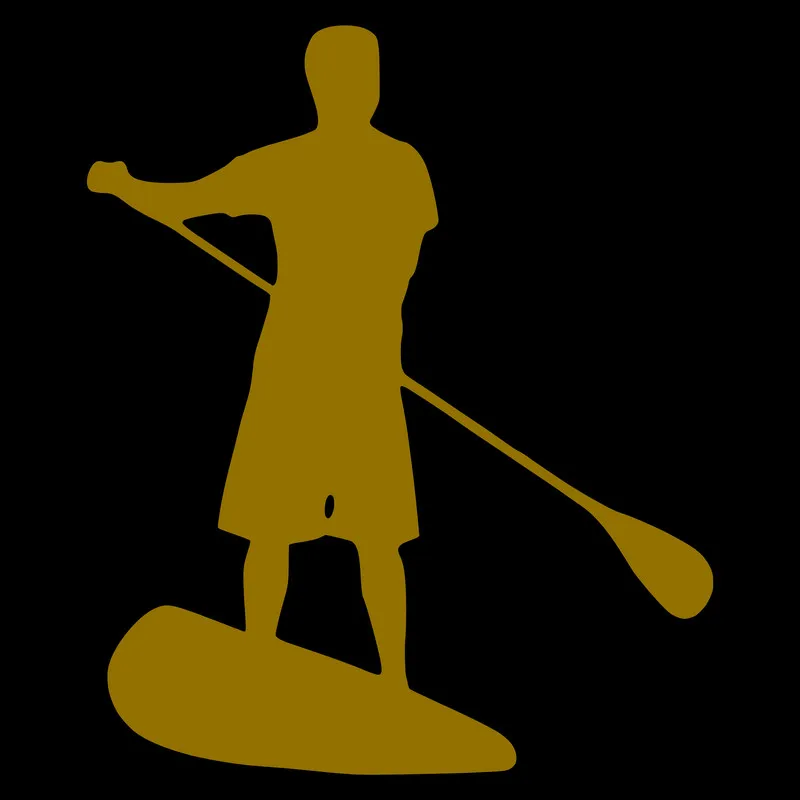 Уникальная виниловая наклейка на стену в виде морской байдарки и реки