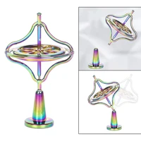 metal precision gyroscope anti gravity top toy spinner colorful
