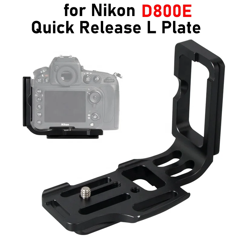 

D800E Quick Release Plate Extension Stretchable Adjustment Bracket for Nikon D800E Quick Release L Plate